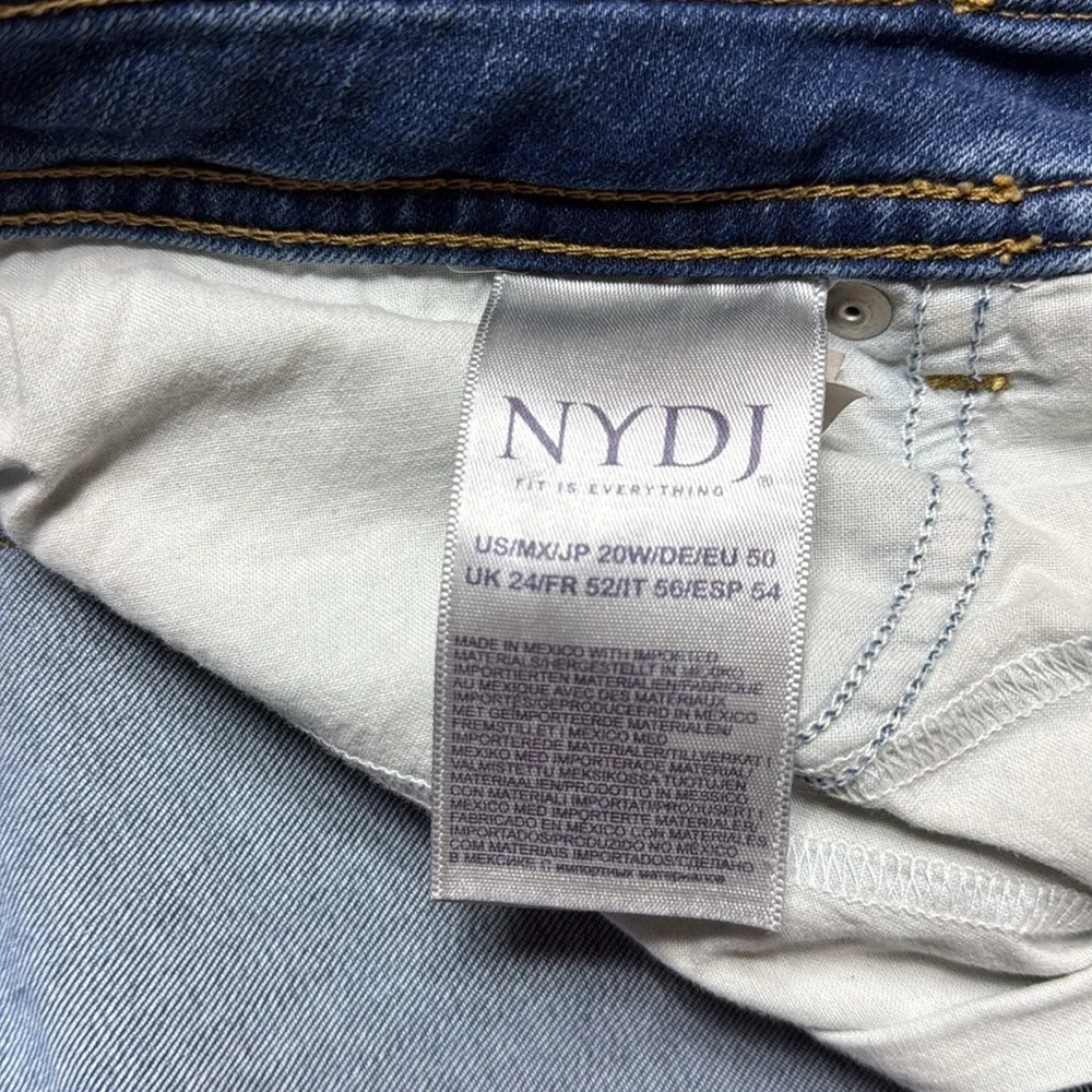 NYDJ Marilyn Straight Plus Size Denim Jeans - Picture 7 of 8